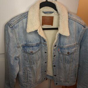 Levi Strauss Sherpa Lined Denim Jacket